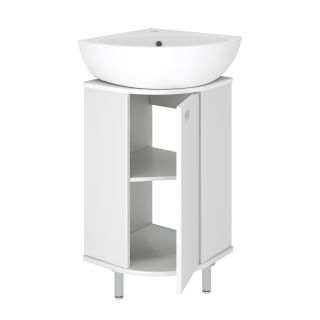 Тумба под раковину Runo угловая (под умывальник Элегия ) Браво 40 (00000000947)